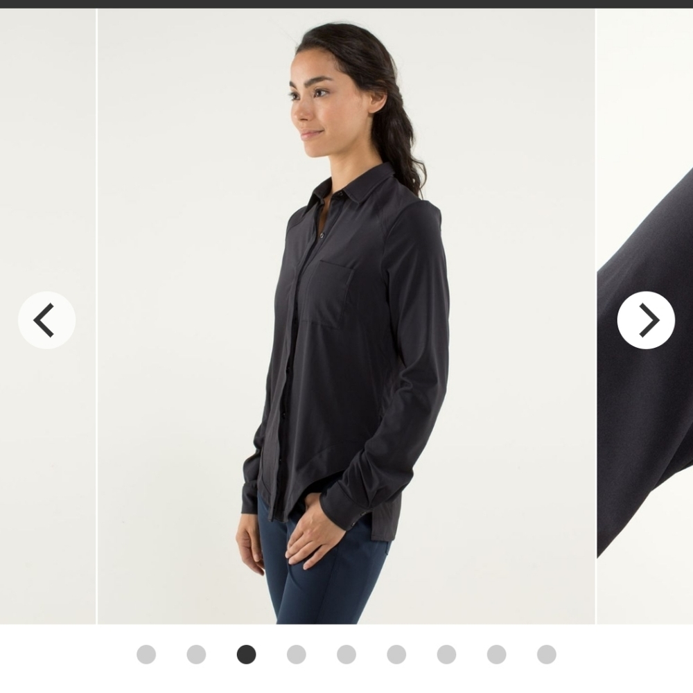 Lululemon-Urbanite Shirt-NWT-Sz 6-Black